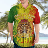 King's African Spirit Hawaiian Shirt Heart of A Lion - Wonder Print Shop