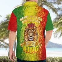 King's African Spirit Hawaiian Shirt Heart of A Lion - Wonder Print Shop