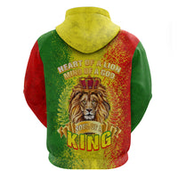 King's African Spirit Hoodie Heart of A Lion - Wonder Print Shop