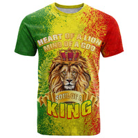 King's African Spirit T Shirt Heart of A Lion - Wonder Print Shop