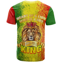 King's African Spirit T Shirt Heart of A Lion - Wonder Print Shop