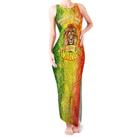 King's African Spirit Tank Maxi Dress Heart of A Lion - Wonder Print Shop