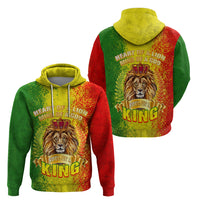 King's African Spirit Zip Hoodie Heart of A Lion - Wonder Print Shop