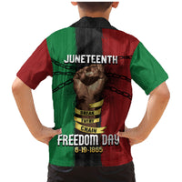 Juneteenth Freedom Day Family Matching Mermaid Dress and Hawaiian Shirt Black Pride Month - Wonder Print Shop