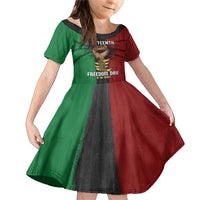 Juneteenth Freedom Day Family Matching Mermaid Dress and Hawaiian Shirt Black Pride Month - Wonder Print Shop