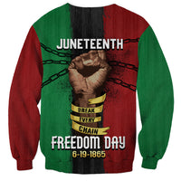 Juneteenth Freedom Day Sweatshirt Black Pride Month - Wonder Print Shop