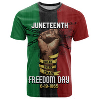 Juneteenth Freedom Day T Shirt Black Pride Month - Wonder Print Shop