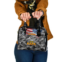 Father's Day Veteran Shoulder Handbag American Flag
