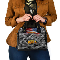 Father's Day Veteran Shoulder Handbag American Flag