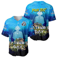 Personalized Father's Day Bass Fishing Baseball Jersey Son and Daughter - Wonder Print Shop