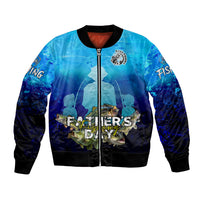 Personalized Father's Day Bass Fishing Bomber Jacket Son and Daughter - Wonder Print Shop