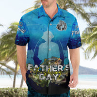 Personalized Father's Day Bass Fishing Hawaiian Shirt Son and Daughter - Wonder Print Shop