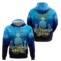 Personalized Father's Day Bass Fishing Hoodie Son and Daughter - Wonder Print Shop