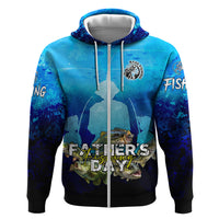 Personalized Father's Day Bass Fishing Hoodie Son and Daughter - Wonder Print Shop