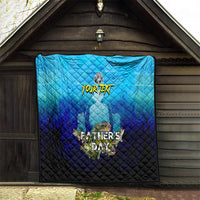 Personalized Father's Day Bass Fishing Quilt Son and Daughter - Wonder Print Shop