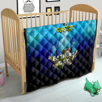 Personalized Father's Day Bass Fishing Quilt Son and Daughter - Wonder Print Shop