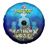 Personalized Father's Day Bass Fishing Spare Tire Cover Son and Daughter - Wonder Print Shop