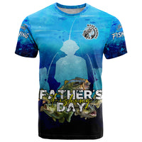 Personalized Father's Day Bass Fishing T Shirt Son and Daughter - Wonder Print Shop