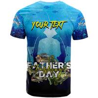 Personalized Father's Day Bass Fishing T Shirt Son and Daughter - Wonder Print Shop