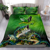 Father's Day Bass Fishing Bedding Set Best Dad Ever - Wonder Print Shop