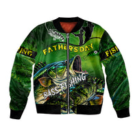 Father's Day Bass Fishing Bomber Jacket Best Dad Ever - Wonder Print Shop