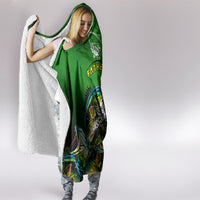 Father's Day Bass Fishing Hooded Blanket Best Dad Ever