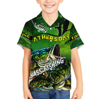 Father's Day Bass Fishing Kid Hawaiian Shirt Best Dad Ever - Wonder Print Shop