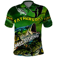 Father's Day Bass Fishing Polo Shirt Best Dad Ever - Wonder Print Shop