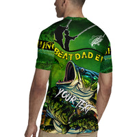 Father's Day Bass Fishing Rugby Jersey Best Dad Ever - Wonder Print Shop