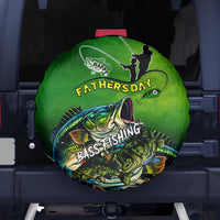 Father's Day Bass Fishing Spare Tire Cover Best Dad Ever - Wonder Print Shop