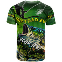Father's Day Bass Fishing T Shirt Best Dad Ever - Wonder Print Shop