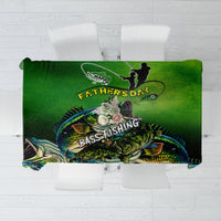 Father's Day Bass Fishing Tablecloth Best Dad Ever - Wonder Print Shop