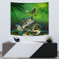 Father's Day Bass Fishing Tapestry Best Dad Ever - Wonder Print Shop
