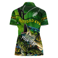 Father's Day Bass Fishing Women Polo Shirt Best Dad Ever - Wonder Print Shop