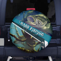 Happy Father's Day Bass Fishing Spare Tire Cover Dad and Son - Wonder Print Shop