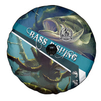 Happy Father's Day Bass Fishing Spare Tire Cover Dad and Son - Wonder Print Shop