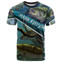 Happy Father's Day Bass Fishing T Shirt Dad and Son - Wonder Print Shop