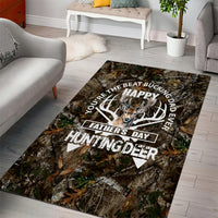 Happy Father's Day Deer Hunting Area Rug Dad I Love You - Wonder Print Shop