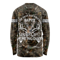 Happy Father's Day Deer Hunting Long Sleeve Shirt Dad I Love You - Wonder Print Shop