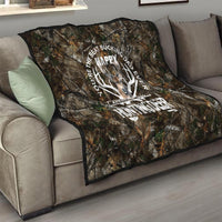 Happy Father's Day Deer Hunting Quilt Dad I Love You - Wonder Print Shop