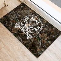 Happy Father's Day Deer Hunting Rubber Doormat Dad I Love You - Wonder Print Shop