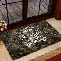 Happy Father's Day Deer Hunting Rubber Doormat Dad I Love You - Wonder Print Shop