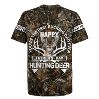Happy Father's Day Deer Hunting Rugby Jersey Dad I Love You - Wonder Print Shop