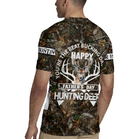 Happy Father's Day Deer Hunting Rugby Jersey Dad I Love You - Wonder Print Shop