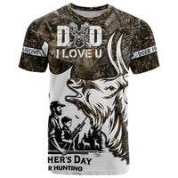 Happy Father's Day Deer Hunting T Shirt Dad I Love You - Wonder Print Shop