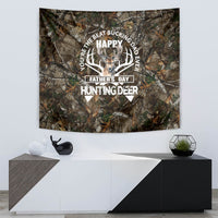 Happy Father's Day Deer Hunting Tapestry Dad I Love You - Wonder Print Shop