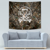 Happy Father's Day Deer Hunting Tapestry Dad I Love You - Wonder Print Shop
