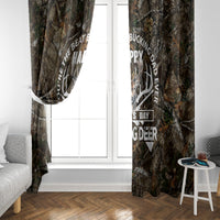 Happy Father's Day Deer Hunting Window Curtain Dad I Love You - Wonder Print Shop