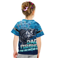 Personalized Father's Day Dad Fishing Skull Fisherman Kid T Shirt O Fish Ally Best Dad Ever - Wonder Print Shop