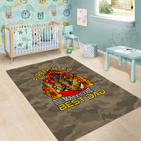 Firefighter Make The Best Dad Area Rug Father's Day - Wonder Print Shop